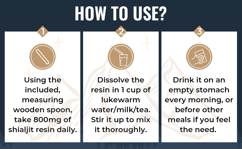 How to take Shilajit?