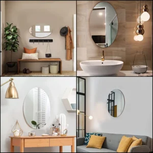 Flexible Oval Shape Mirror Sheet