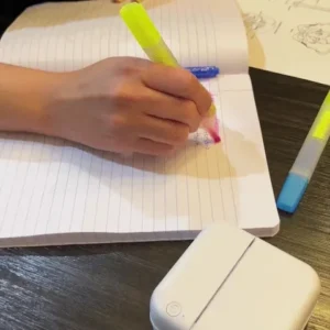 Ink Less Pocket Size Mini Portable Bluetooth Thermal Printer