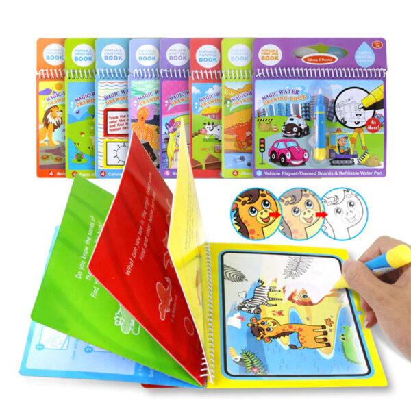 Magic Water Drawing Coloring Book - Image 2