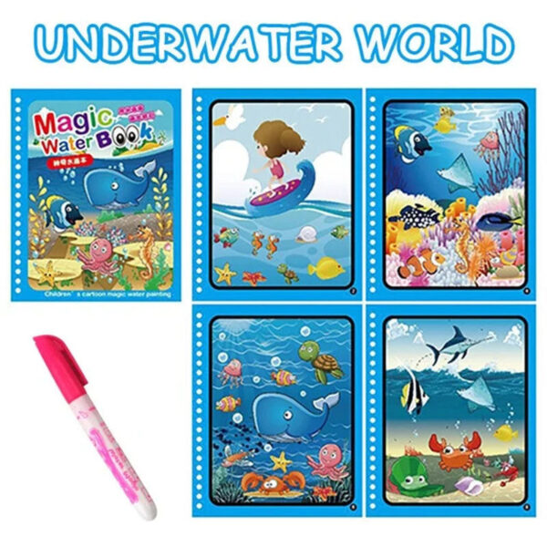 Magic Water Drawing Coloring Book - Image 4